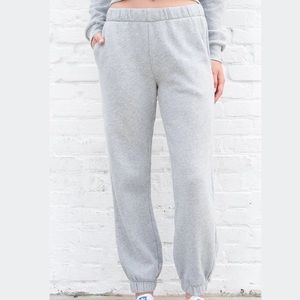 Brandy Melville Grey Rosa Sweatpants